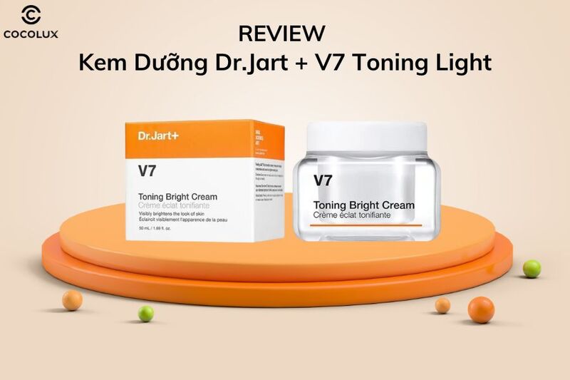 Review Kem Dưỡng Dr.Jart + V7 Toning Light có thực sự tốt?